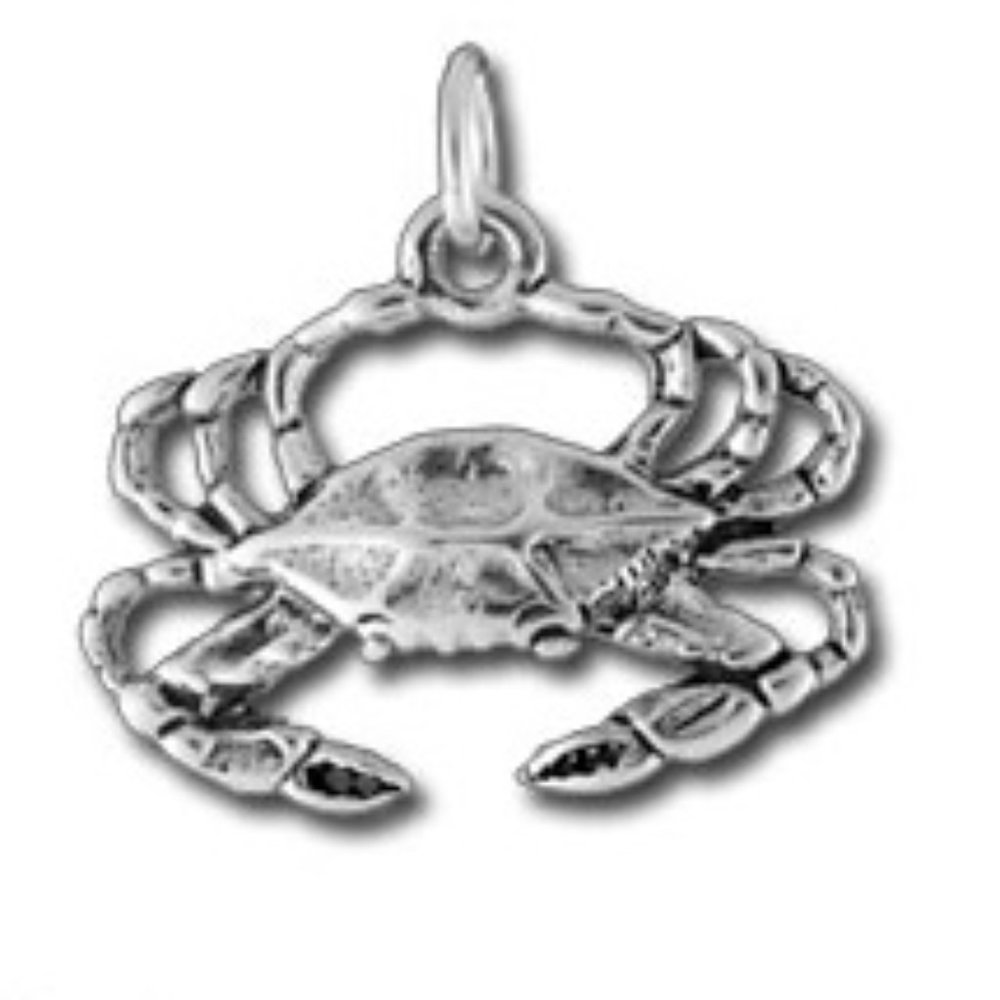 Sterling Silver Crab Pendant